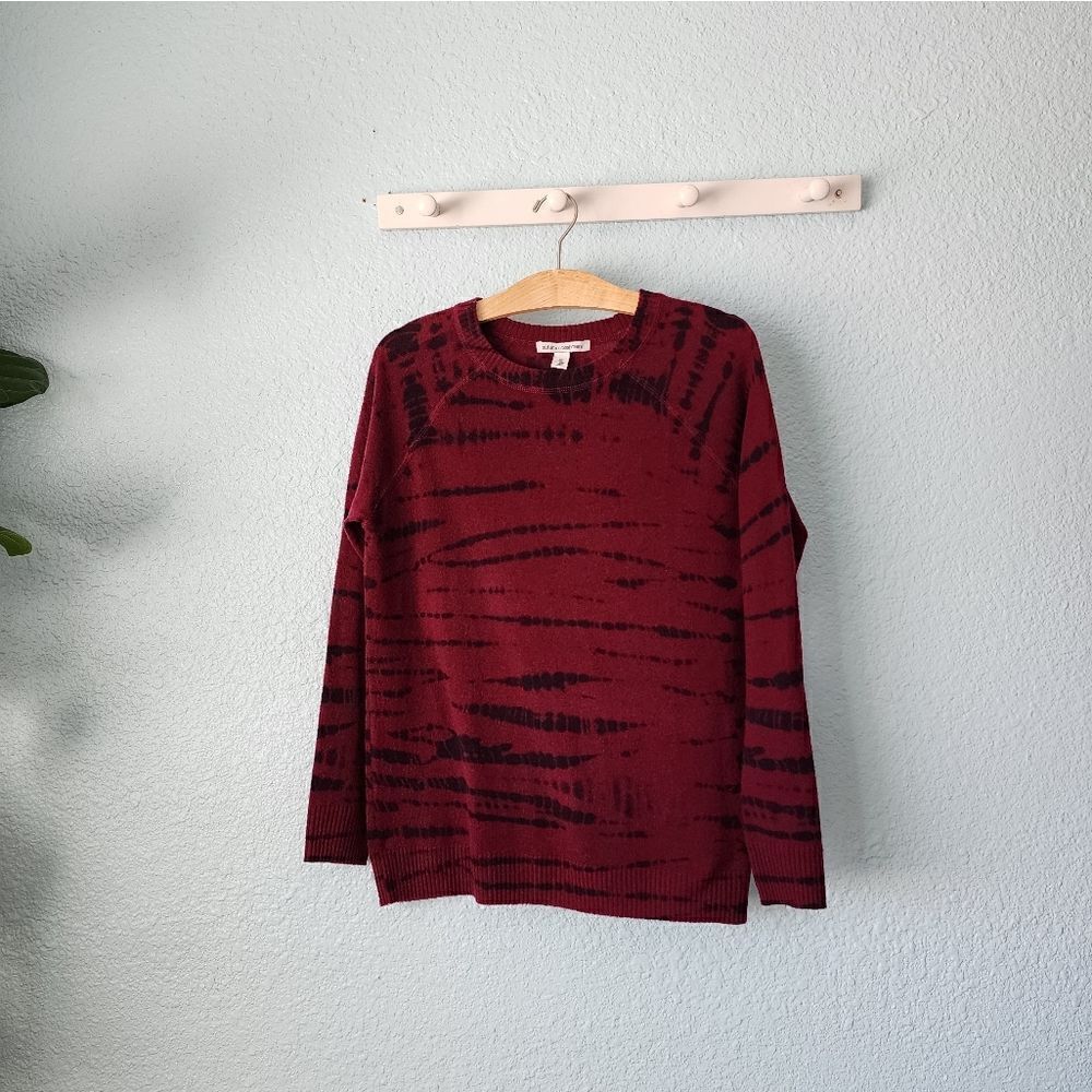 Autumn Cashmere tie dye pure Cashmere luxury lagenlook sweater